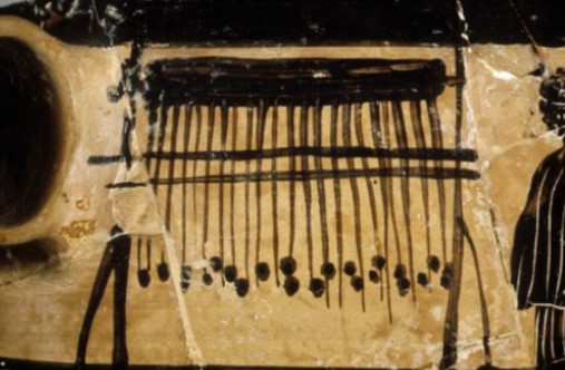 Der antike Gewichtswebstuhl Museum für Abgüsse Klassischer Bildwerke